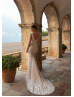 Long Sleeves Beaded Lace Tulle Luxury Wedding Dress